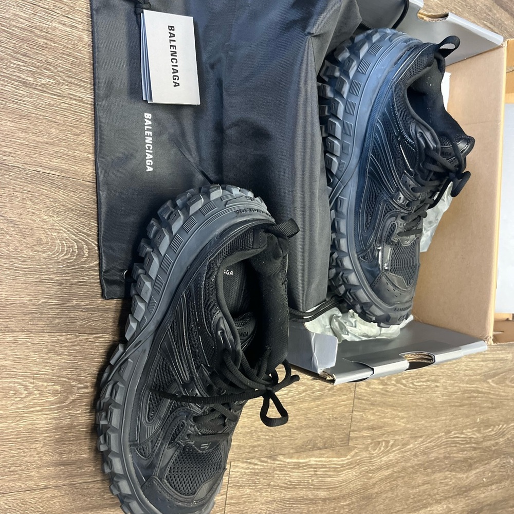 Balenciaga Black Sneakers Rugged Comfort